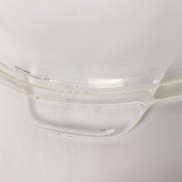 VINTAGE Pyrex 686C A-Z Clear Pie Plate Baking Dish Pan Replacement Lid 9"X1.25" - Picture 6 of 6
